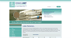 Desktop Screenshot of praxis-lindt.de